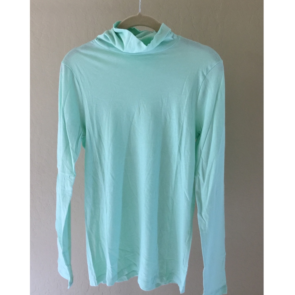 J.Crew Tissue Tee Turtleneck, Sz M NWT